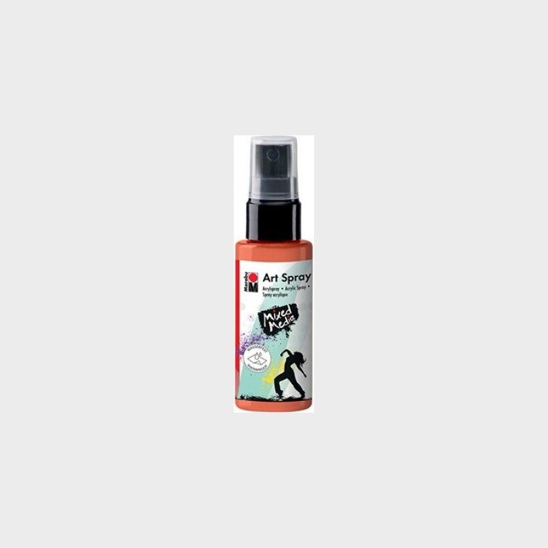Marabu - Art Spray - Akryl Spraymaling - Rdorange - 50 Ml