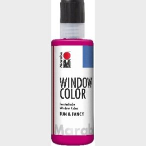 Marabu - Fun & Fancy - Vinduesmaling - 80 Ml - Hindbr Rd