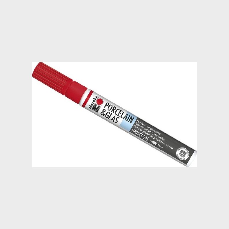 Porcelain & Glas Painter 0,8mm 125 Cherry - 01230011125 - Marabu