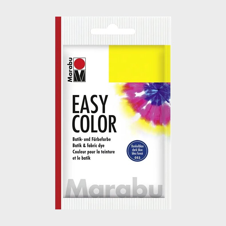 Marabu - Easy Colour - Tekstilfarve - 053 Marine Bl - 25 G
