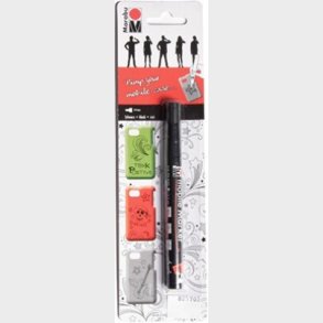 Marabu - Maling Til Mobil Cover - Mobile Marker - Sort