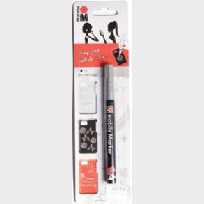 Marabu - Maling Til Mobil Cover - Mobile Marker - Slv