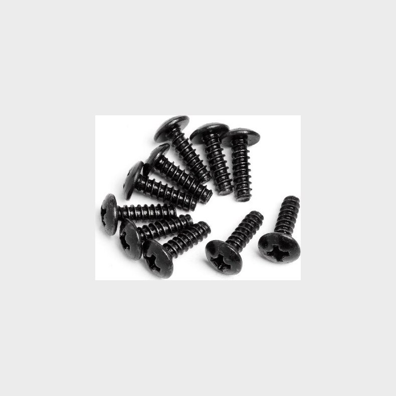 Round Head Self-tapping Screw M3x10mm (10pcs) - Mv22047 - Maverick Rc