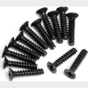 Countersunk Cross Head Self-tapscrew M3x14mm 13pcs - Mv22053 - Maverick Rc