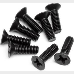 Countersunk Screw M3x10mm (4pcs) - Mv22055 - Maverick Rc