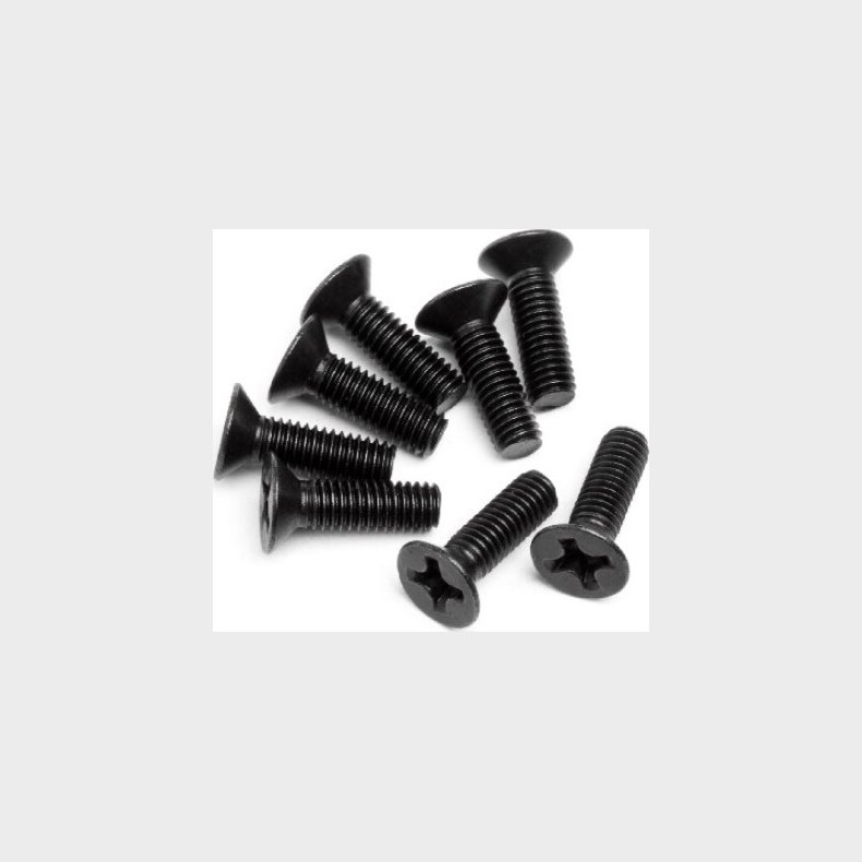 Countersunk Screw M3x10mm (4pcs) - Mv22055 - Maverick Rc