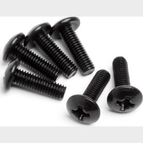 Round Head Screw M3x10mm (6pcs) - Mv22057 - Maverick Rc