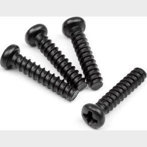 Ball Head Self-tapping Screw 2.6x12mm (4pcs) - Mv22427 - Maverick Rc