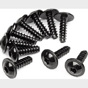 T.p Flanged Screw M3x10mm (10 Pcs) - Mv23075 - Maverick Rc