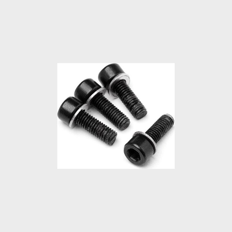 Cap Head Screw M5x15mm 4 Pcs Me - 243 (blackout) - Mv24151 - Maverick Rc