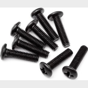 Button Head Screw M3x12 (8pcs) - Mv25035 - Maverick Rc