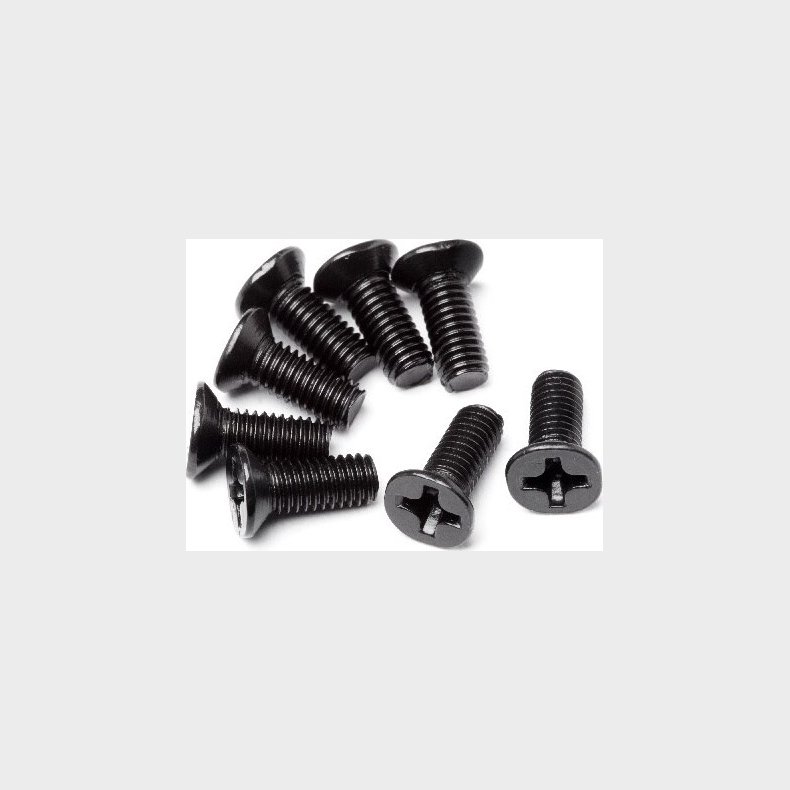 Countersunk Screw M3x8 (8pcs) - Mv25045 - Maverick Rc