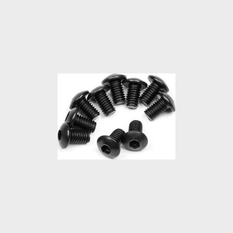 Button Head Screw M3x5mm (10pcs) - Mv29097 - Maverick Rc