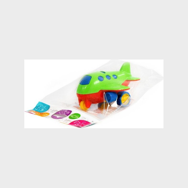 Legetjs Flyvemaskine - Pull-back - Polesie - Assorteret