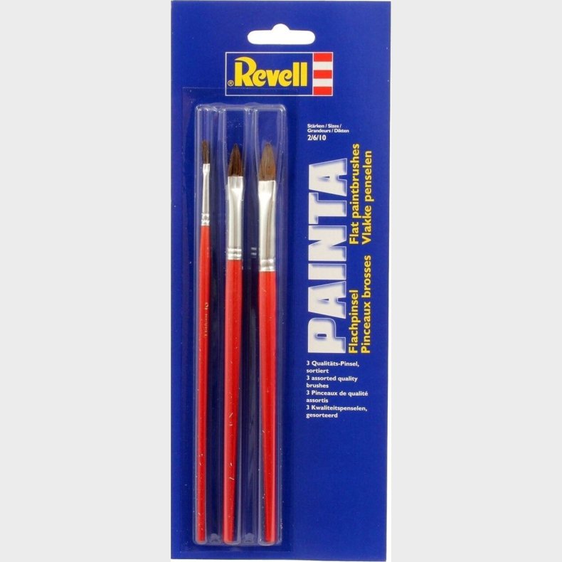 Revell - Painta Fladpensel St I 3 Dele - 29610