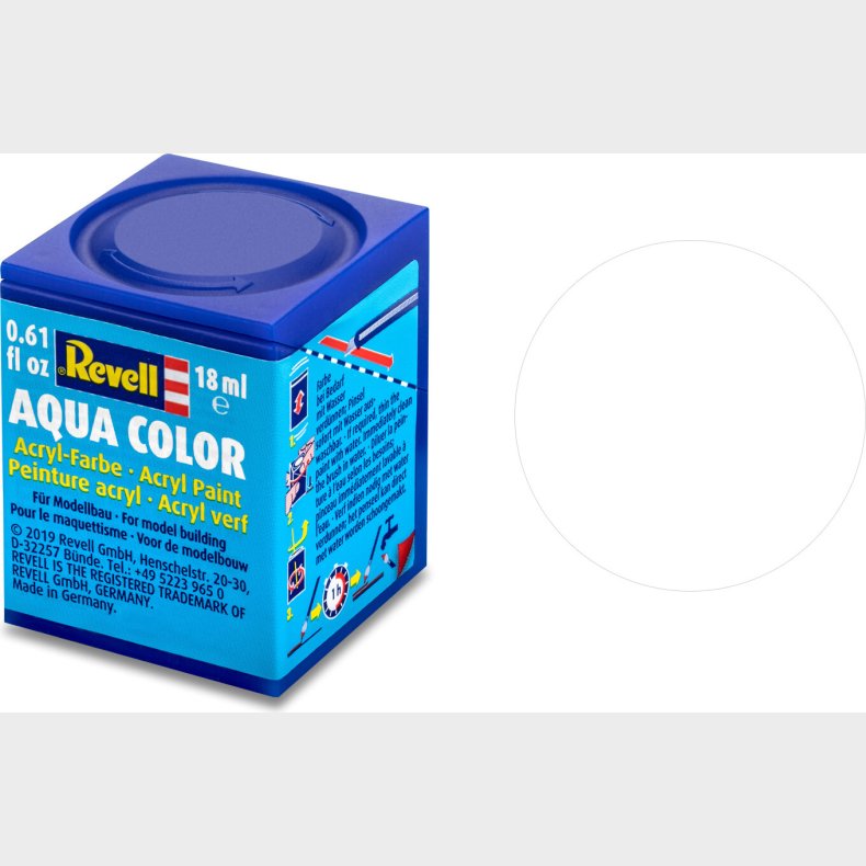 Revell - Maling - Aqua Color Clear Matt Acrylic - 18 Ml - 36102