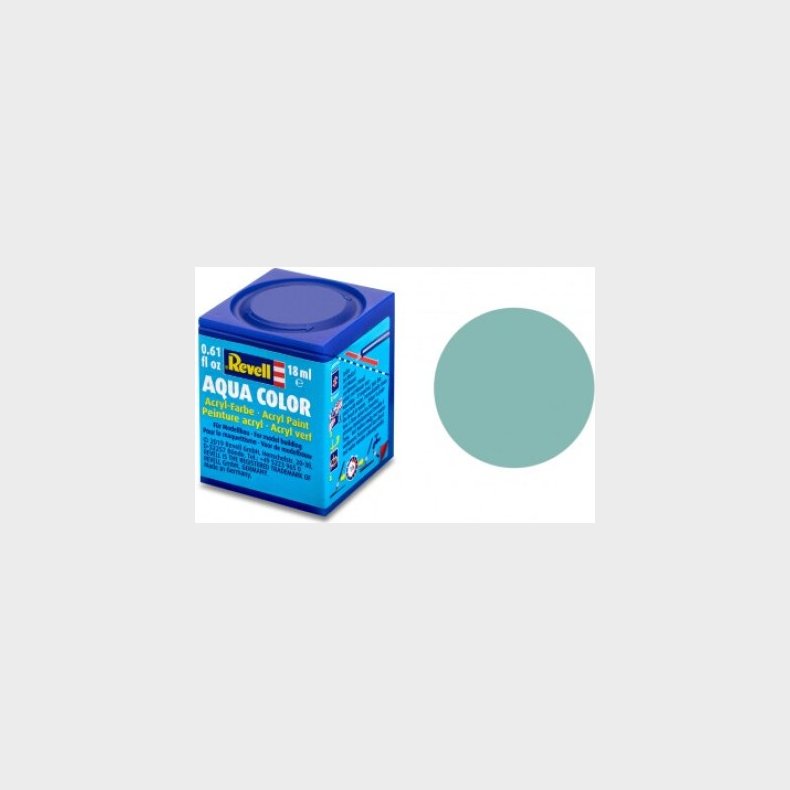 Revell - Maling - Aqua Color Matt Light Blue Acrylic - 18 Ml - 36149