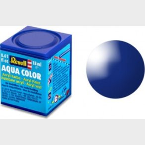 Revell - Aqua Color Akryl Maling Glans Marinebl Ral 5002 18 Ml - 36151