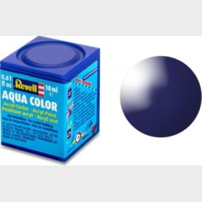 Revell - Maling - Aqua Color Gloss Night Blue - Ral 5022 - 18 Ml - 36154