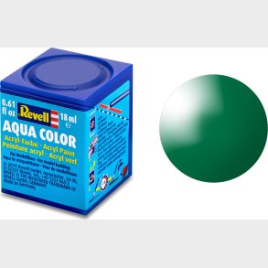 Revell - Maling - Aqua Color Gloss Emerald Green - Ral 6029 - 18 Ml - 36161