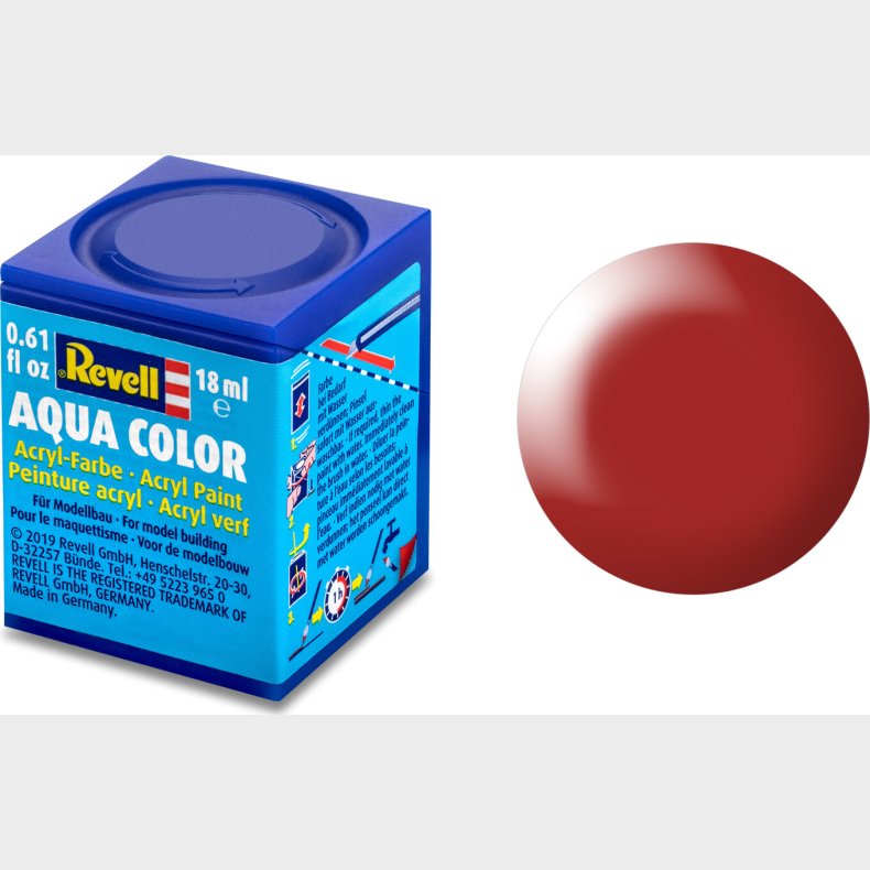 Revell - Aqua Color Akryl Maling Silke Rd Ral 3000 18 Ml - 36330