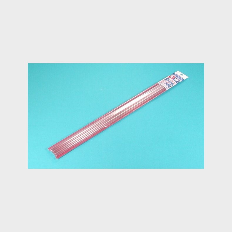 Tamiya - Plastic Beams - Clear - 8 Mm Pipe - 3 Stk - 70137