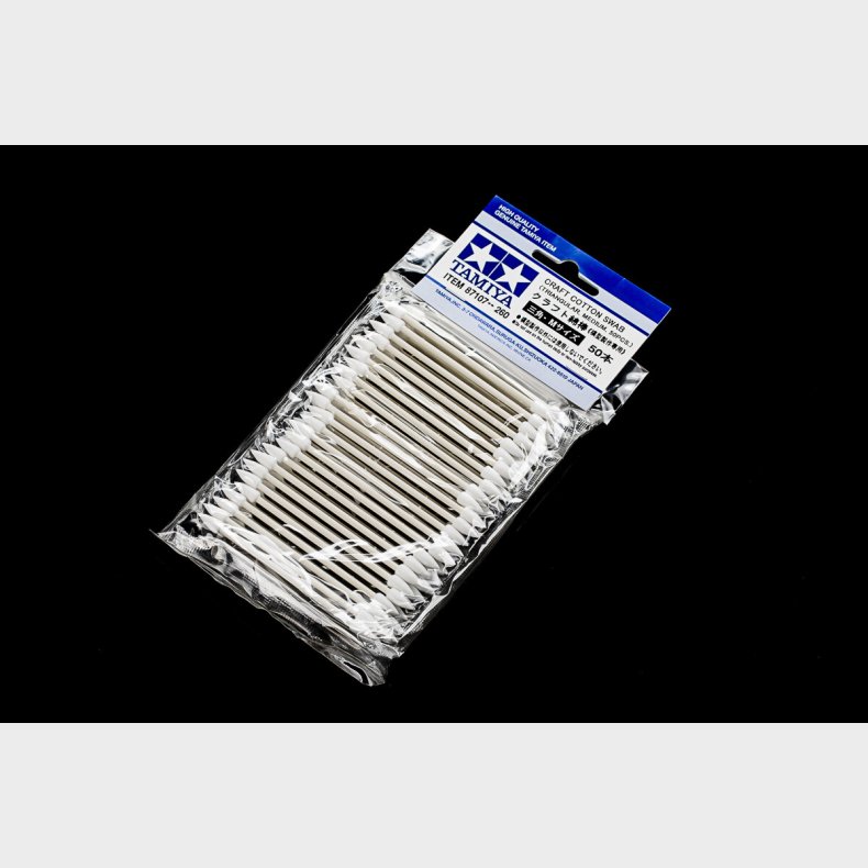 Tamiya - Craft Cotton Swab - Triangular - Medium - 50 Stk - 87107