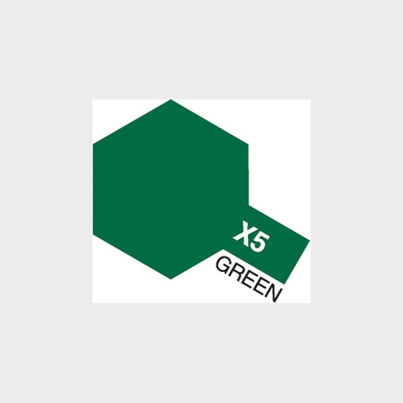Tamiya - Acrylic Mini - X-5 Green Gloss 10 Ml - 81505