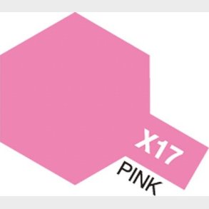 Tamiya - Acrylic Mini - X-17 Pink Gloss 10 Ml - 81517