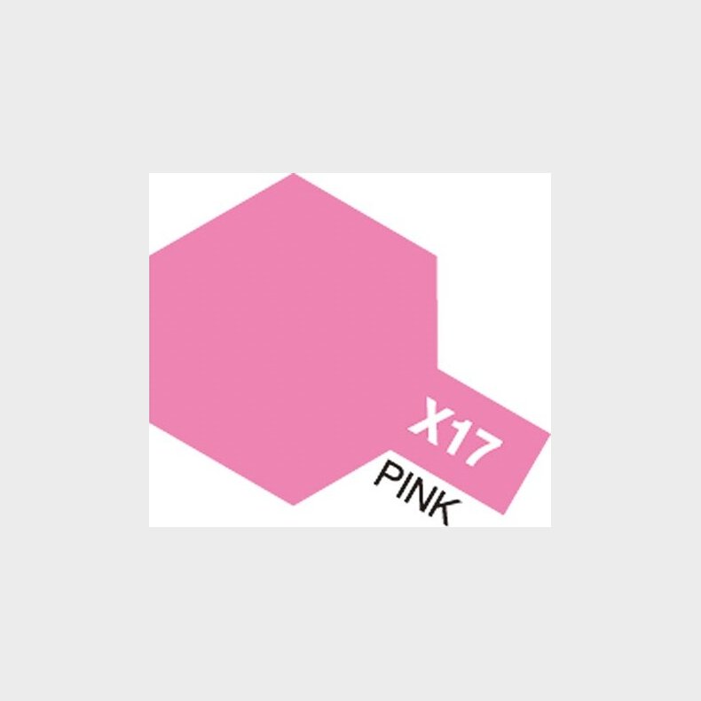 Tamiya - Acrylic Mini - X-17 Pink Gloss 10 Ml - 81517