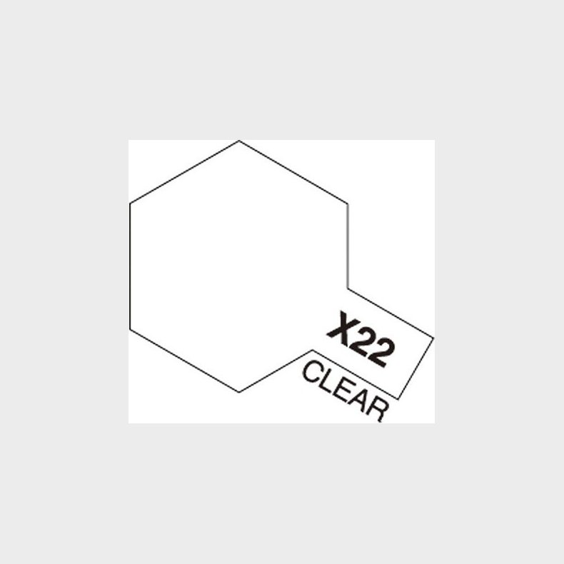 Tamiya - Acrylic Mini - X-22 Clear Gloss 10 Ml - 81522