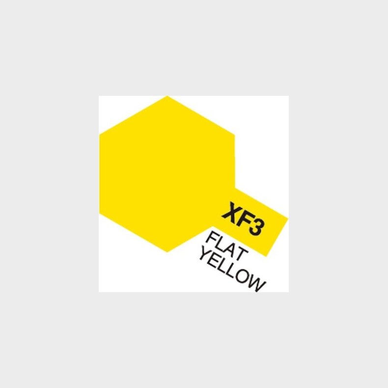 Tamiya - Acrylic Mini - Xf-3 Flat Yellow 10 Ml - 81703