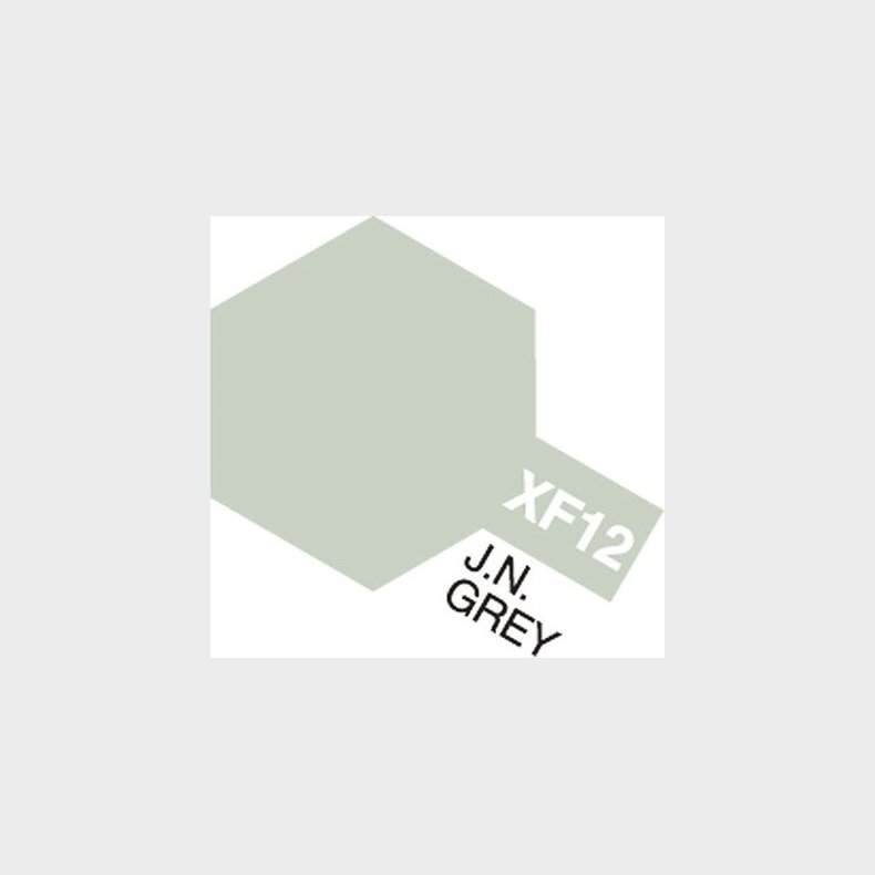 Tamiya - Acrylic Mini - Xf-12 J. N. Grey Flat 10 Ml - 81712