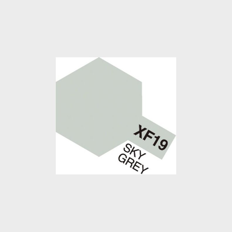 Tamiya - Acrylic Mini - Xf-19 Sky Grey Flat 10 Ml - 81719