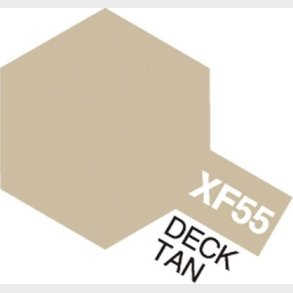 Tamiya - Acrylic Mini - Xf-55 Deck Tan Flat 10 Ml - 81755