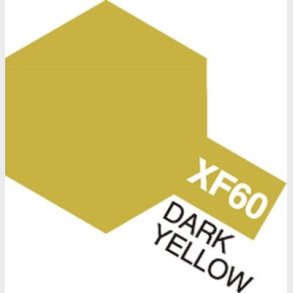 Tamiya - Acrylic Mini - Xf-60 Dark Yellow Flat 10 Ml - 81760