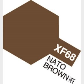 Tamiya - Acrylic Mini - Xf-68 Nato Brown Flat 10 Ml - 81768