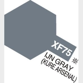 Tamiya - Acrylic Mini - Xf-75 Ijn Gray Kure Arsenal Flat 10 Ml - 81775