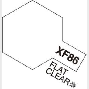 Tamiya - Acrylic Mini - Xf-86 Flat Clear 10 Ml - 81786