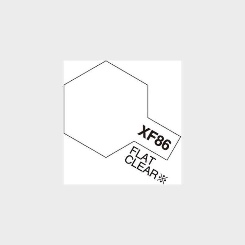 Tamiya - Acrylic Mini - Xf-86 Flat Clear 10 Ml - 81786