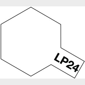 Tamiya - Lacquer Paint - Lp-24 Semi Gloss Clear - 82124