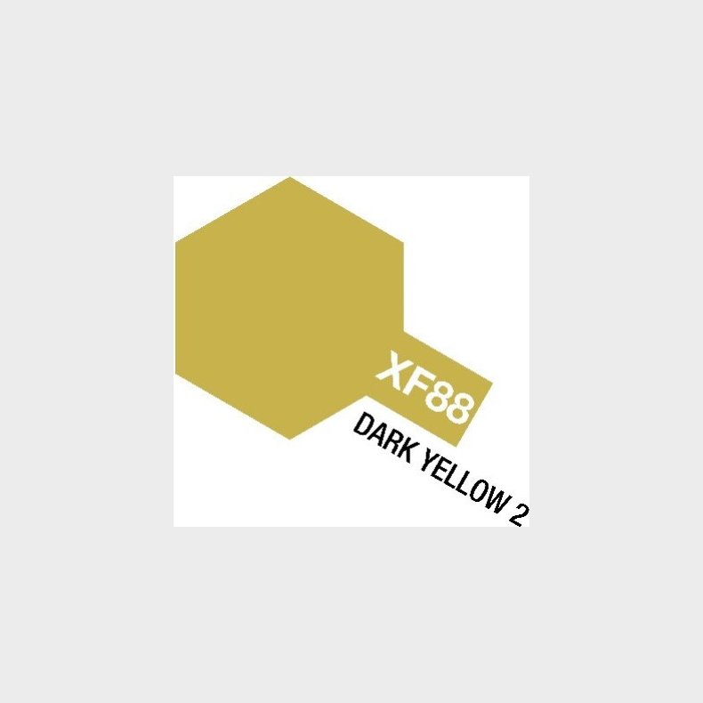 Tamiya - Acrylic Mini - Xf-88 Dark Yellow 2 Flat 10 Ml - 81788