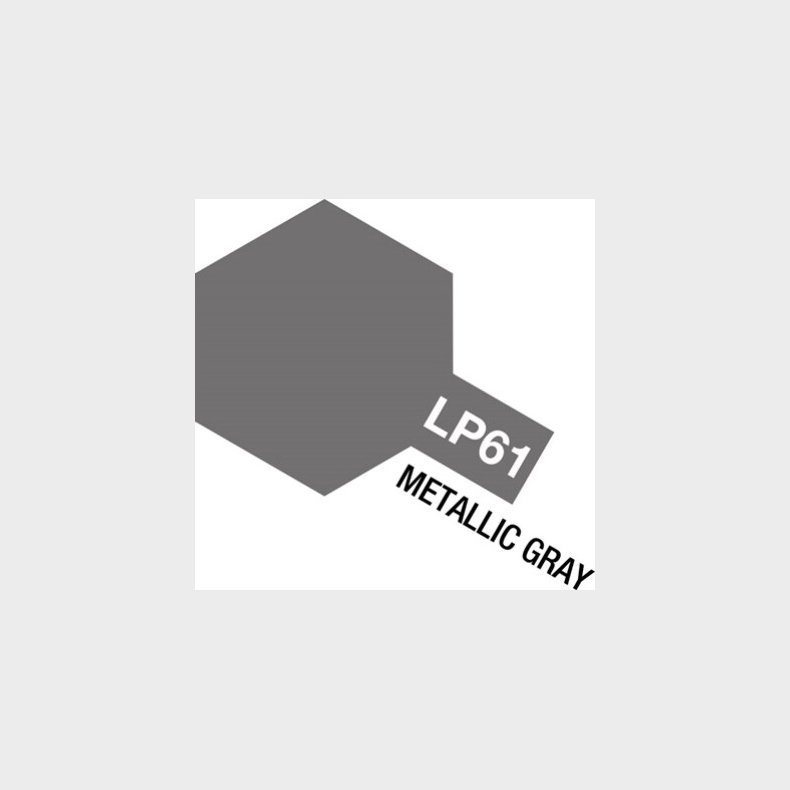 Tamiya - Lacquer Paint - Lp-61 Metallic Gray Flat - 82161