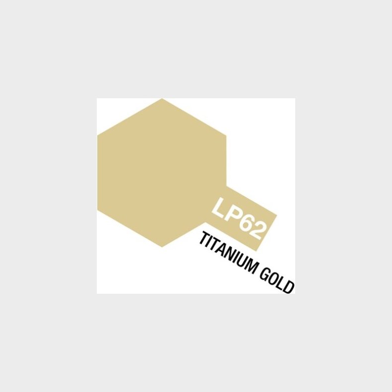 Tamiya - Lacquer Paint - Lp-62 Titanium Gold Metallic Gloss - 82162