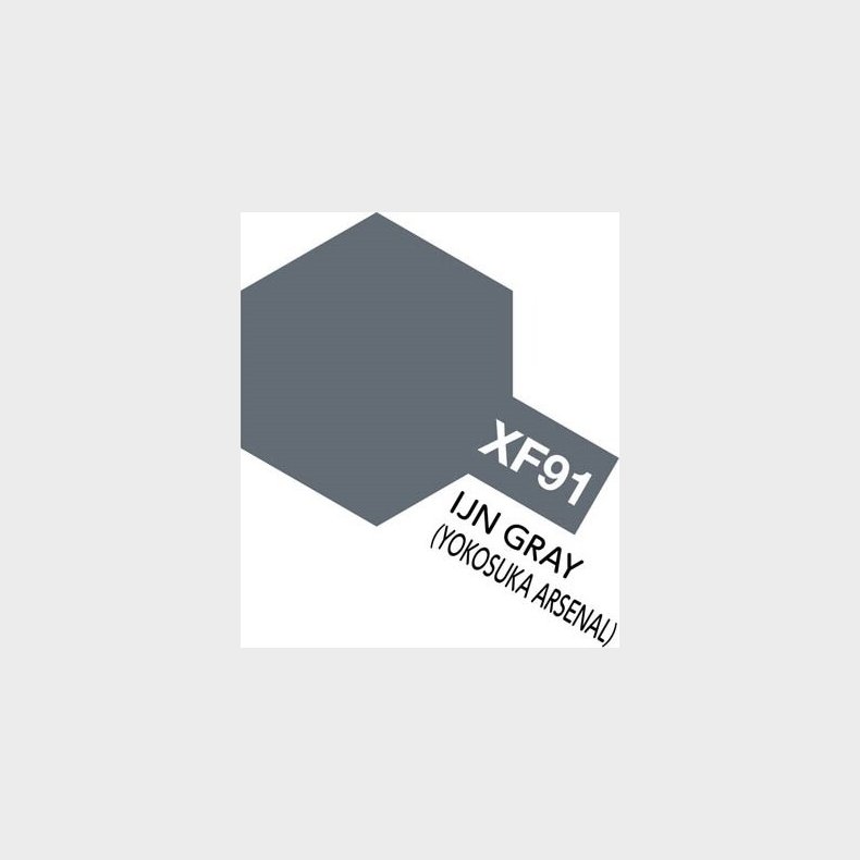 Tamiya - Acrylic Mini - Xf-91 Ijn Gray Yokosuka Arsenal Flat 10 Ml - 81791