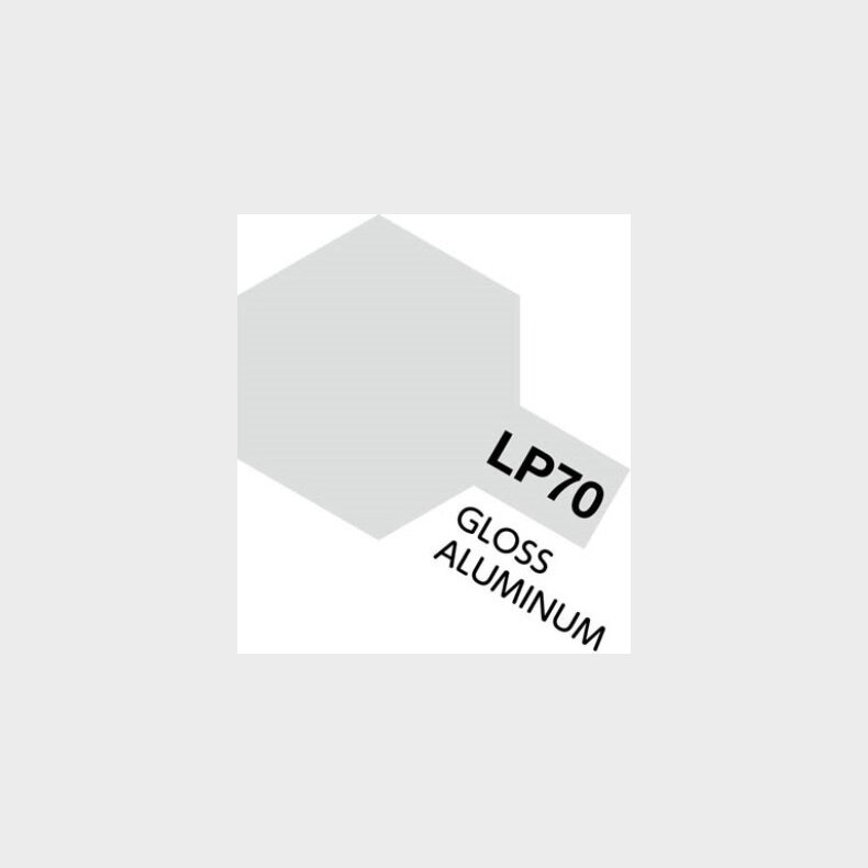 Tamiya - Lacquer Paint - Lp-70 Gloss Aluminum - 82170