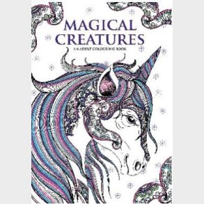 Malebog A4 Magical Creatures 32 Sider - Diverse - Bog