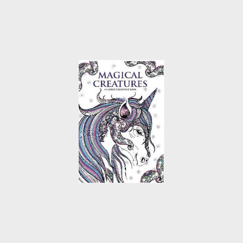 Malebog A4 Magical Creatures 32 Sider - Diverse - Bog