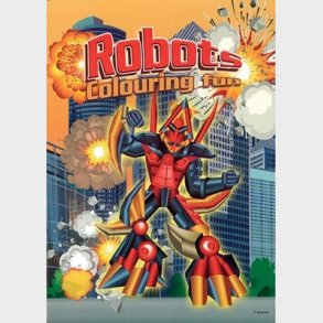 Malebog A4 Robots 16 Sider - Diverse - Bog