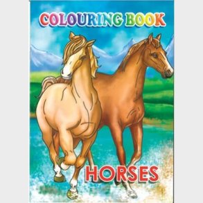 Malebog A4 Horses 16 Sider - Diverse - Bog